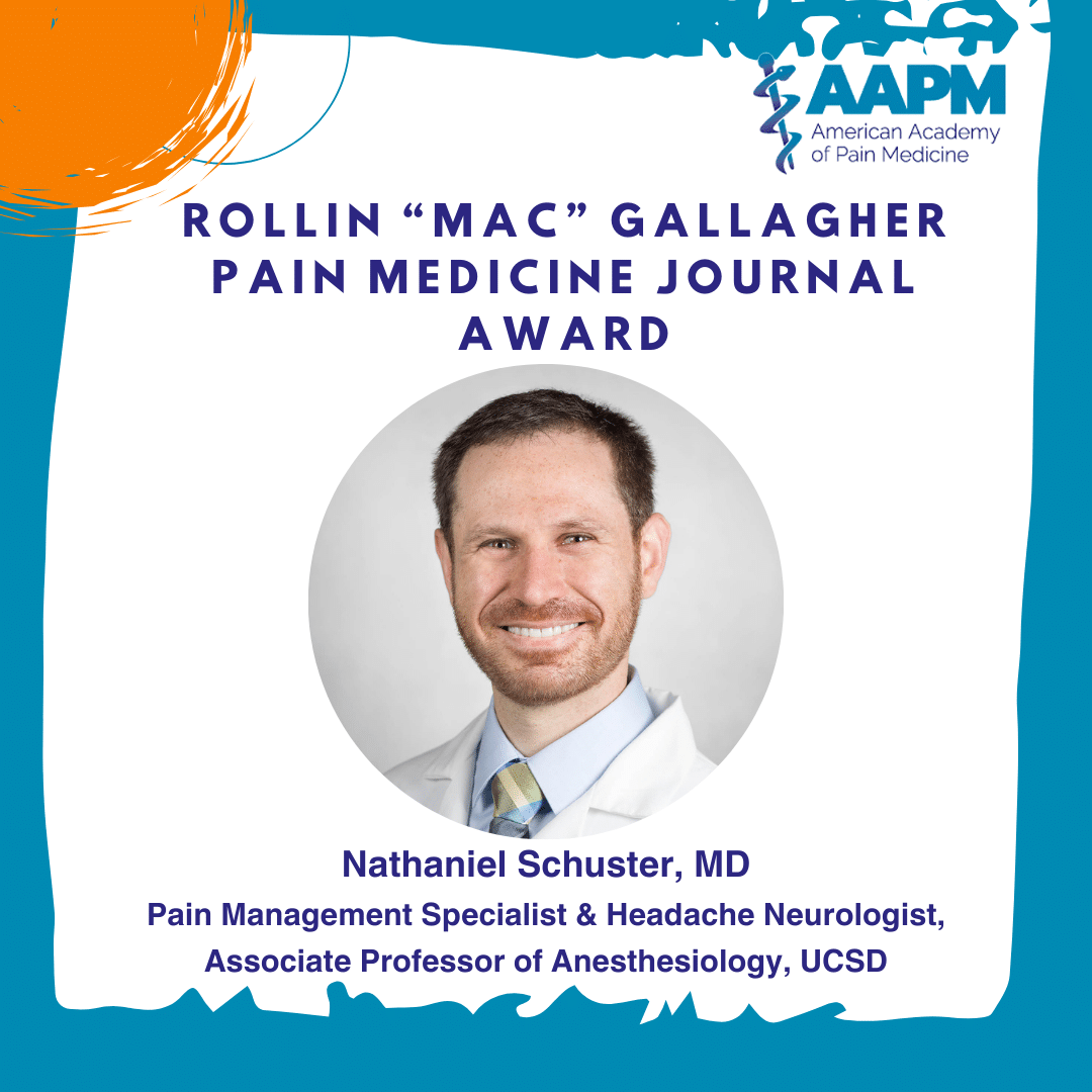 Rollin &lsquo;Mac&rsquo; Gallagher Pain Medicine Journal Award